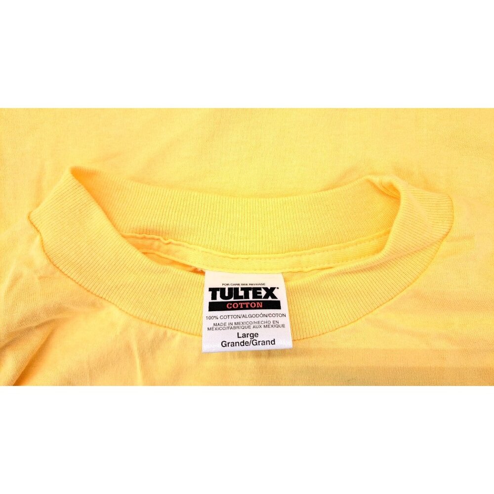 Vintage Olivia Newton-John One Woman's Journey Yellow T-Shirt Men Large New - Picture 4 of 5